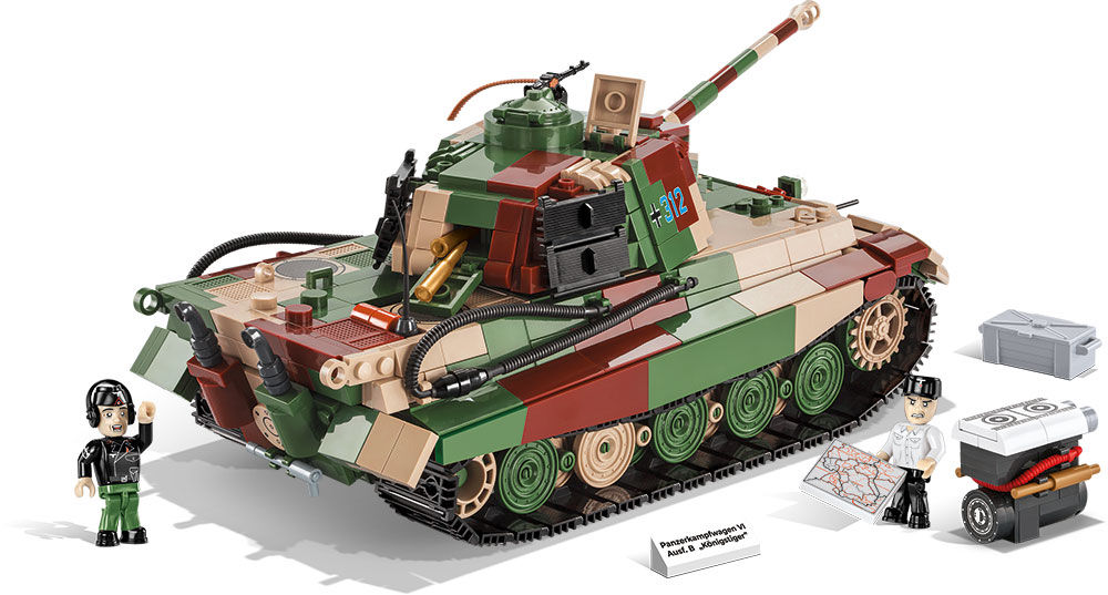 KLOCKI COBI HC WWII 2540 CZOŁG PZKPFW VI AUSF.B KONIGSTIGER