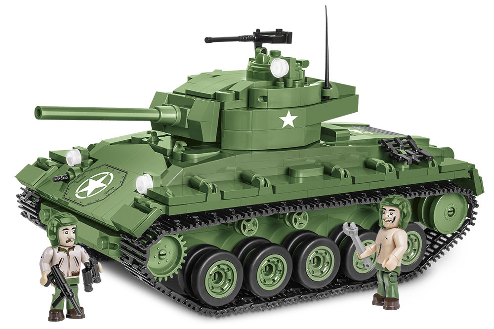 KLOCKI COBI HC WWII 2543 CZOŁG M24 CHAFFEE