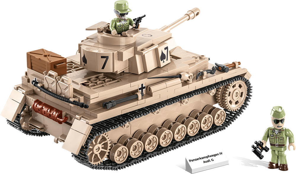 KLOCKI COBI HC WWII 2546 CZOŁG PANZER IV AUSF.G