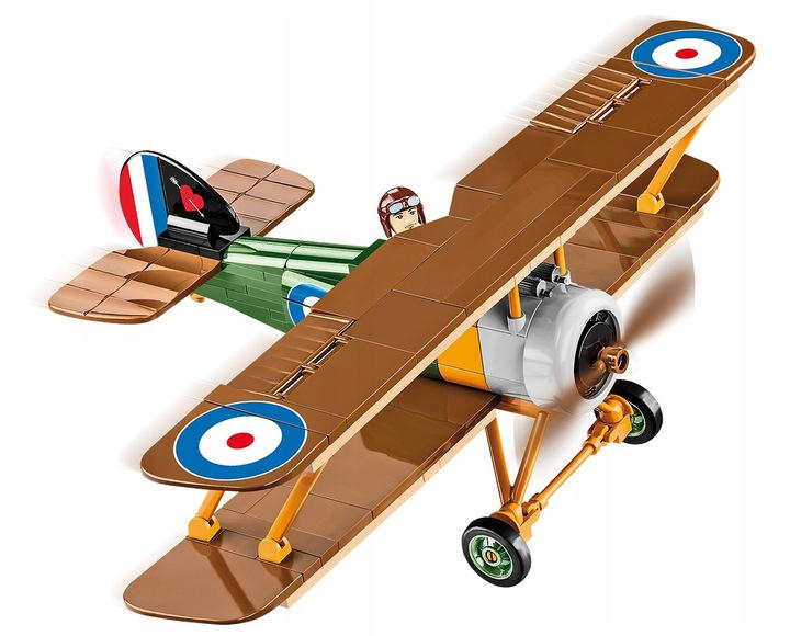 KLOCKI COBI HC GREAT WAR 2987 SAMOLOT SOPWITH CAMEL F.1 176 KL.