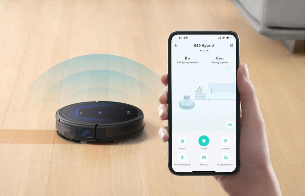 Robot sprzątający Eufy RoboVac G50 Hybrid Czarny