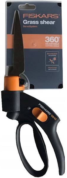 Fiskars 1000589 Nożyce do trawy GS42 Servo-System
