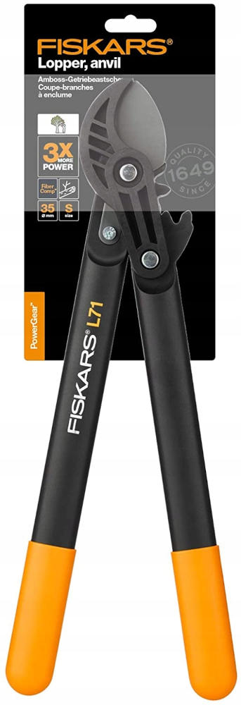 Fiskars 1001556 Nożyce do trawy GS42 Servo-System