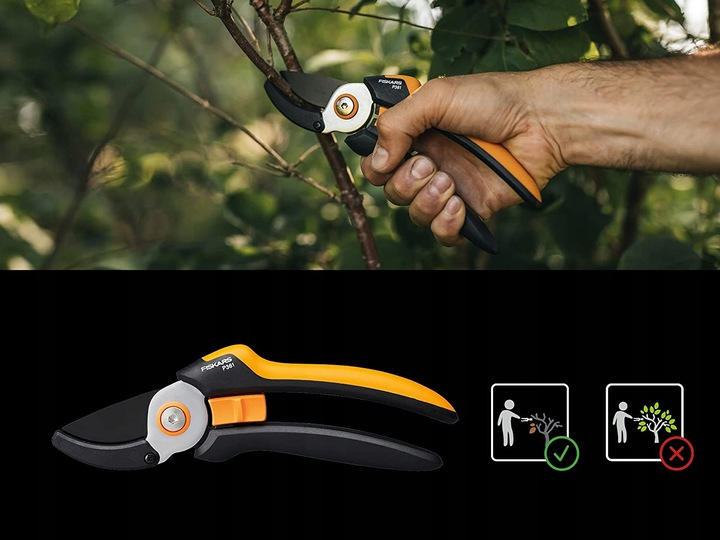 Fiskars 1057165 Nożyce do trawy GS42 Servo-System