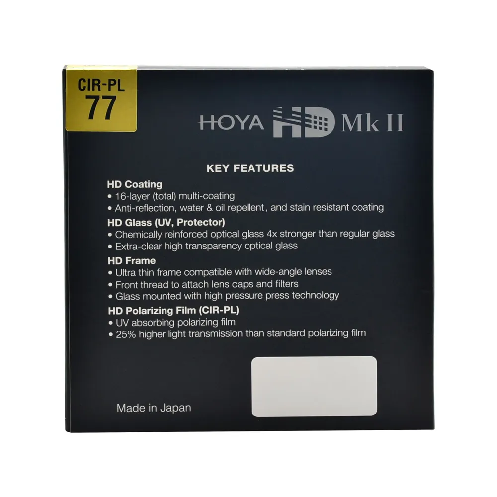 FILTR HOYA POLARYZACYJNY PL-CIR HD MK II 77 mm