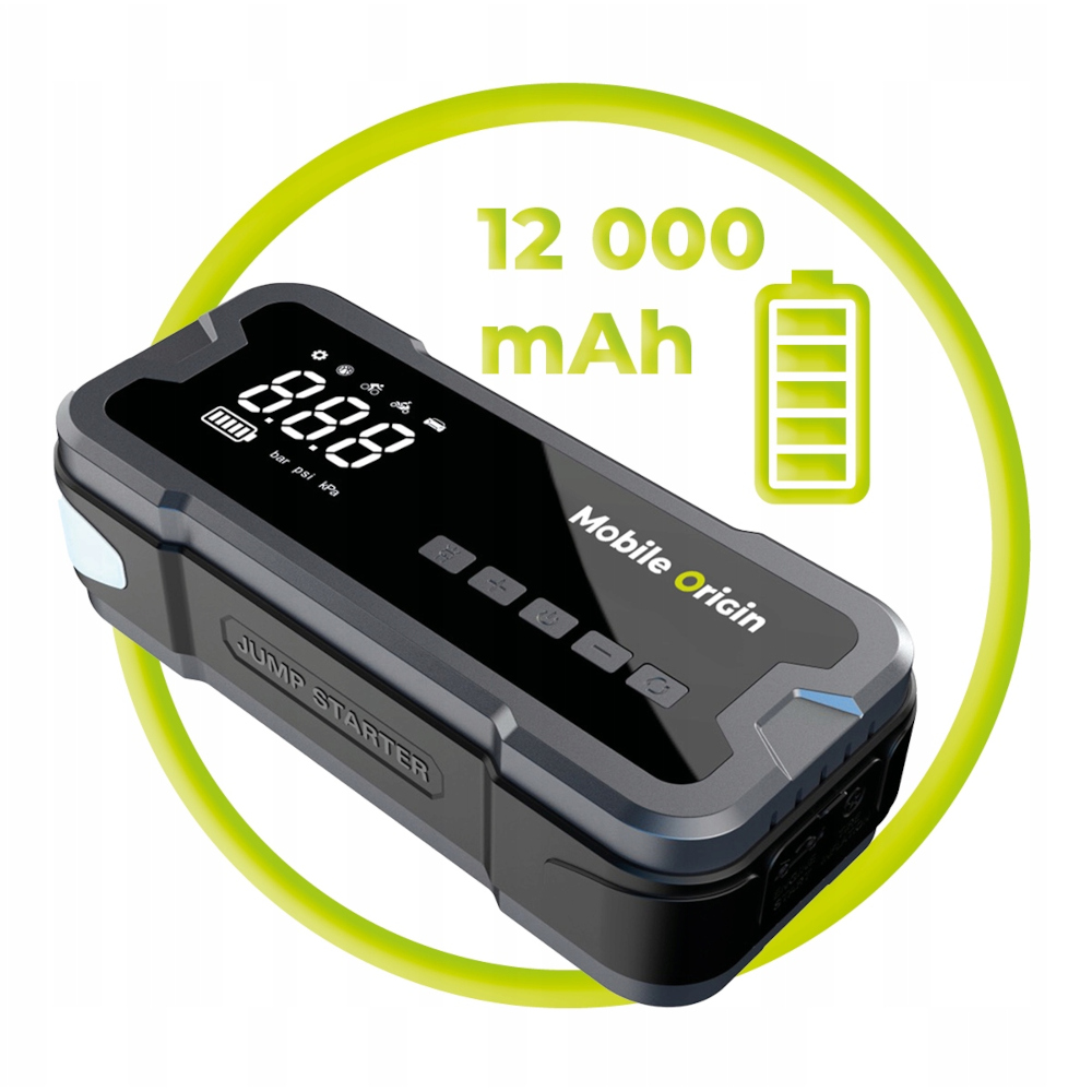 Jump Starter Mobile Origin CA1 z kompresorem powietrza 12 000mAh