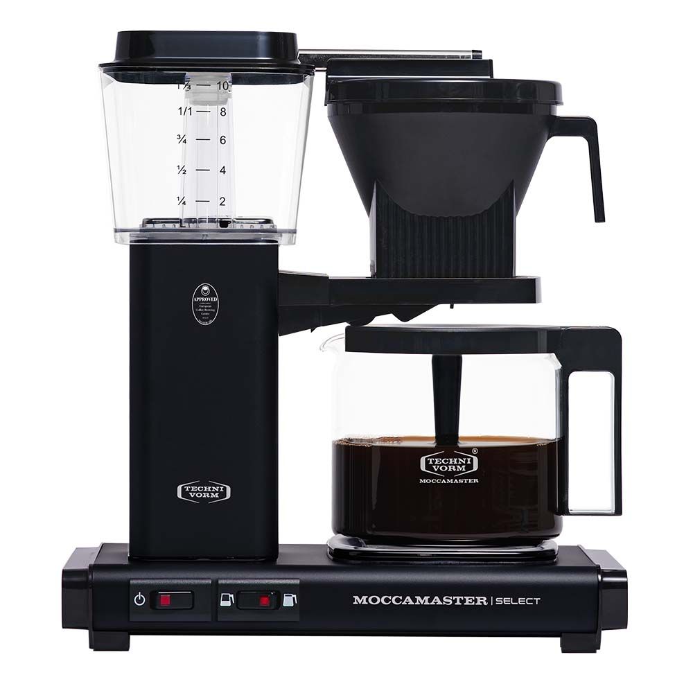 Кофеварка капельного типа Moccamaster kbg select, матовый черный.