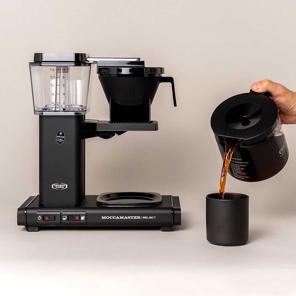 Кофеварка капельного типа Moccamaster kbg select, матовый черный.