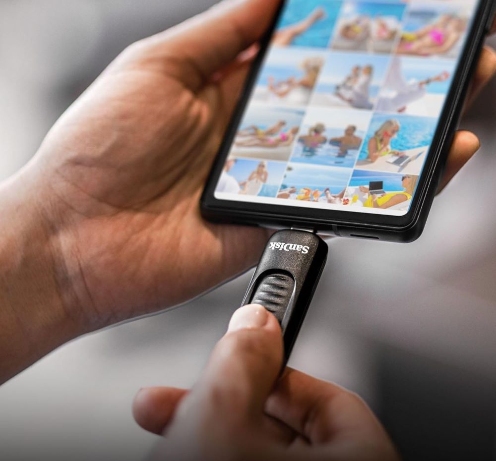 DYSK SANDISK ULTRA SLIDER USB 3.2 Type-C 128GB 400MB/s
