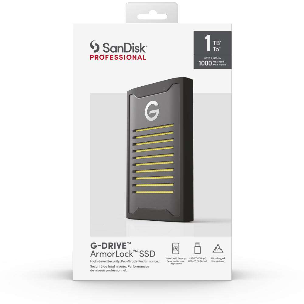 SANDISK PROFESSIONAL G-DRIVE ARMORLOCK SSD 1TB WW