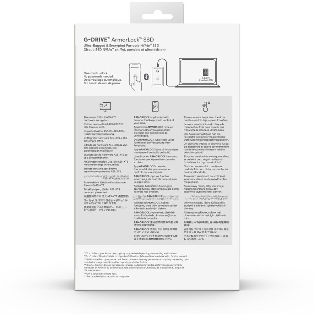 SANDISK PROFESSIONAL G-DRIVE ARMORLOCK SSD 1TB WW