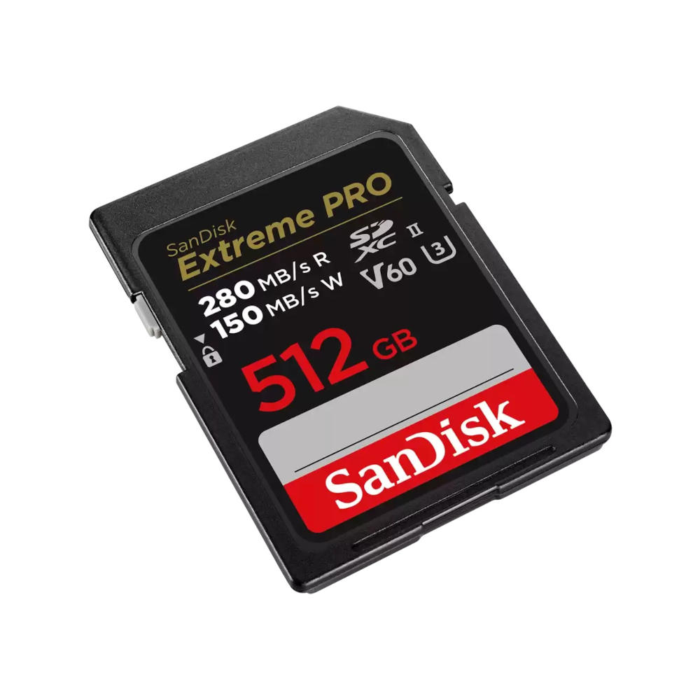 KARTA SANDISK EXTREME PRO SDXC 512GB - 280/150 MB/s V60 UHS-II