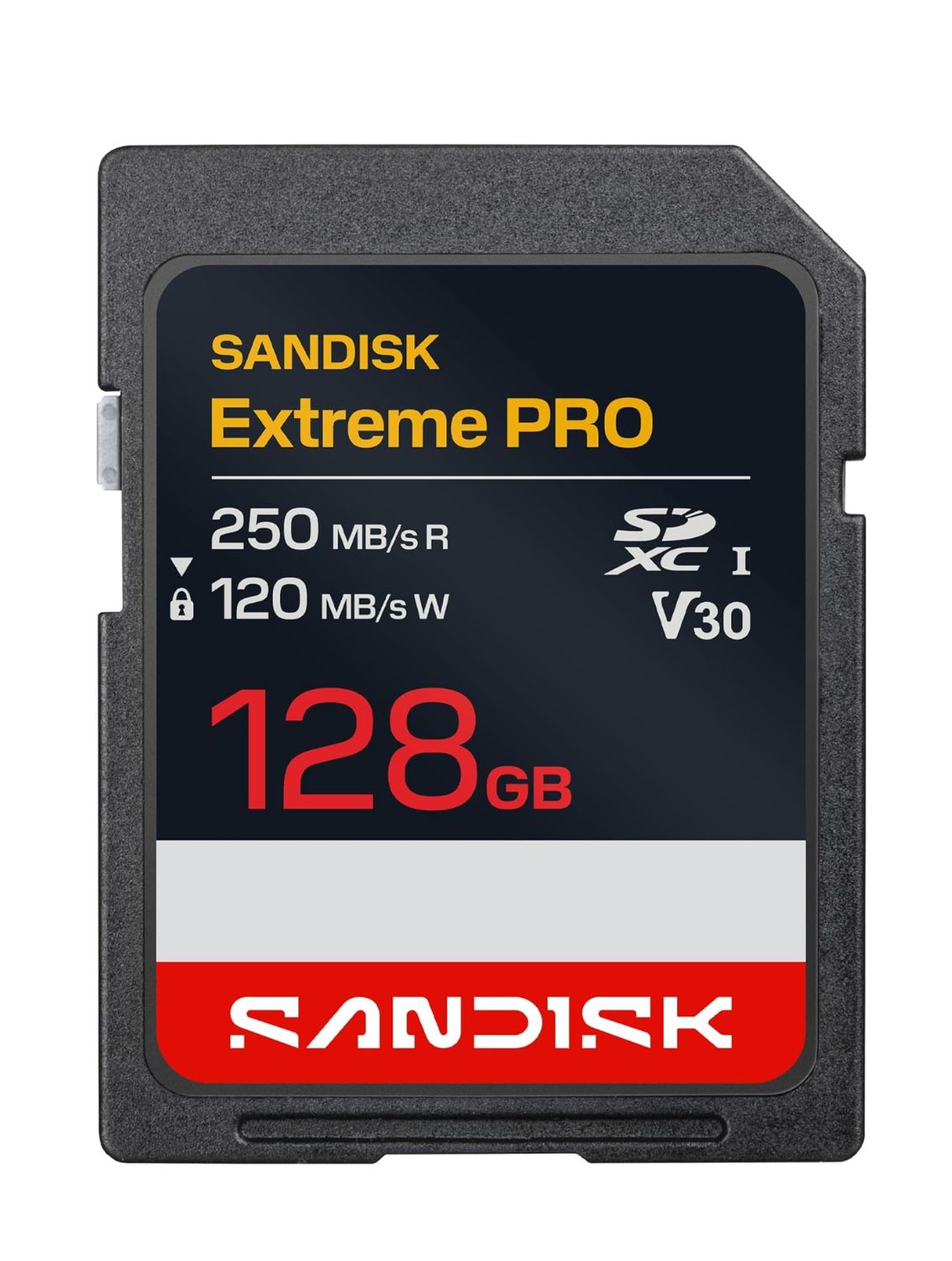 SanDisk Extreme PRO SDXC UHS-I 128GB, 250/120MB/s, V30, U3 – karta pamięci 4K