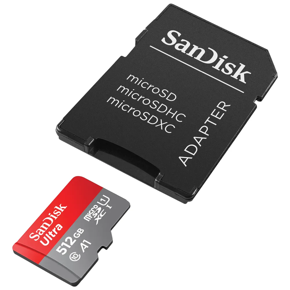 KARTA SANDISK ULTRA microSDXC 512 GB 150MB/s A1 Cl.10 UHS-I + ADAPTER