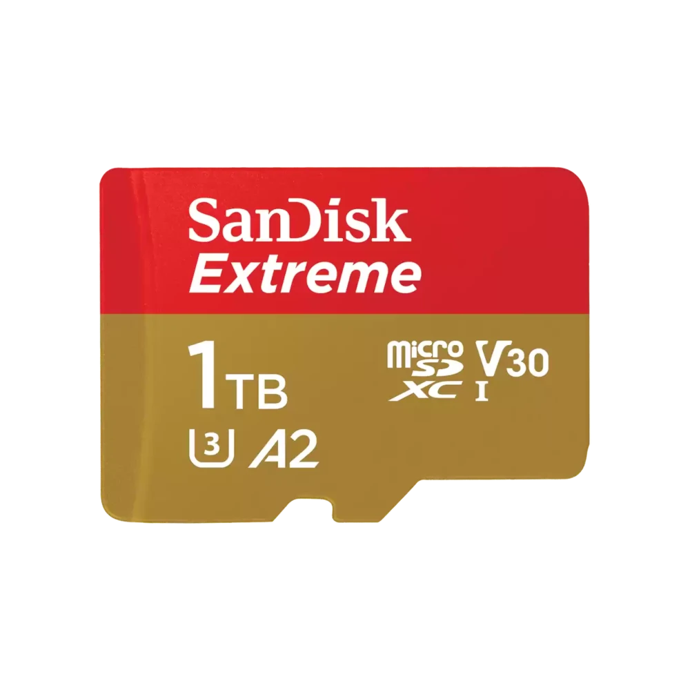 KARTA SANDISK EXTREME microSDXC 1 TB 190/130 MB/s A2 C10 V30 UHS-I U3