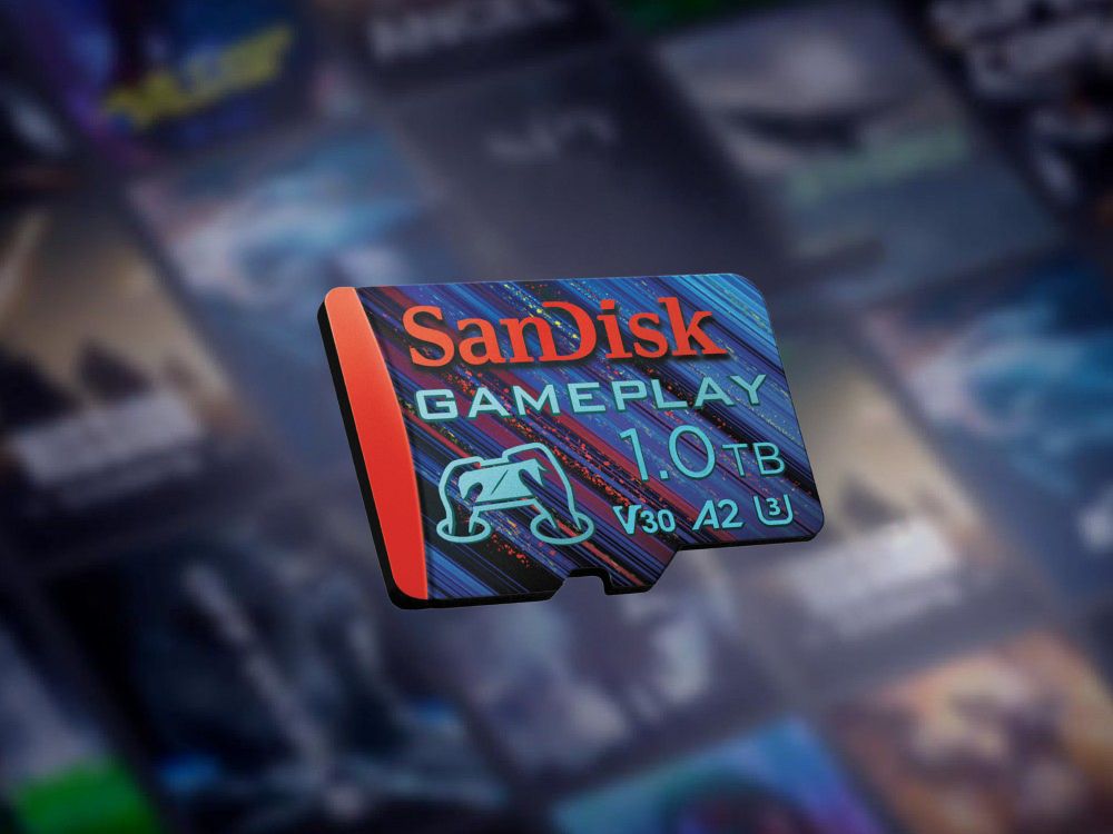 KARTA SANDISK GamePlay microSDXC 1TB 190/130 MB/s A2 C10 V30 UHS-I U3