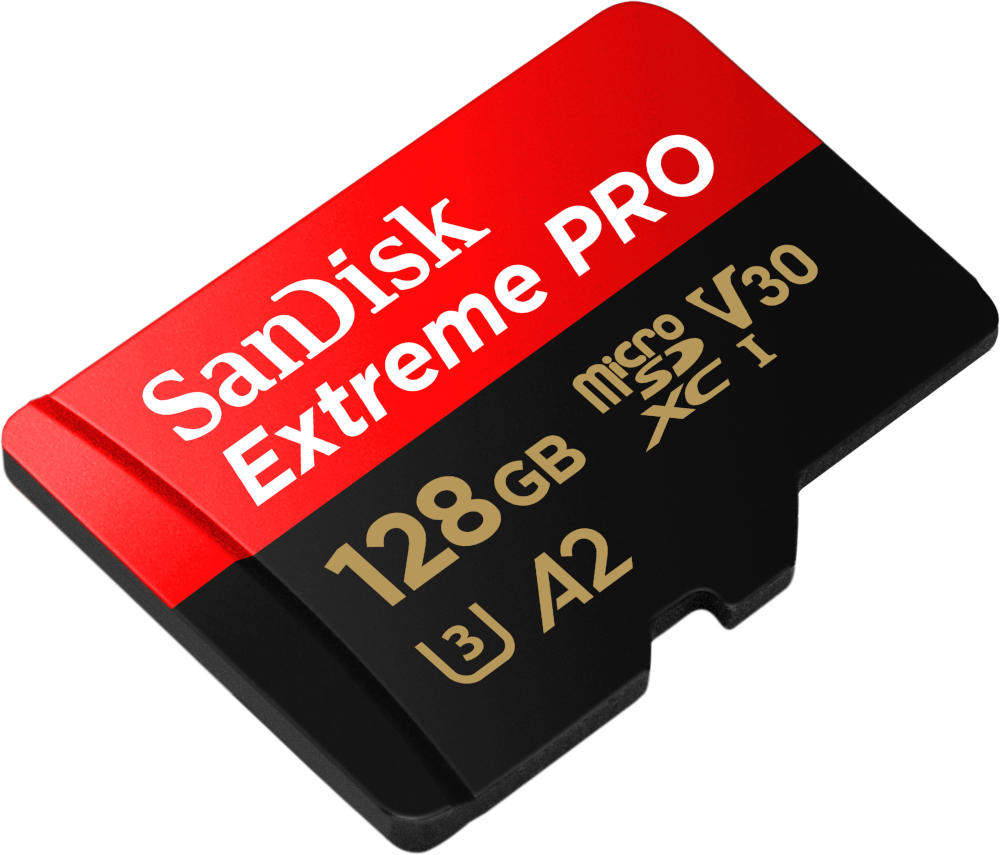 KARTA SANDISK EXTREME PRO microSDXC 128GB 200/90 MB/s A2 C10 V30 UHS-I U3