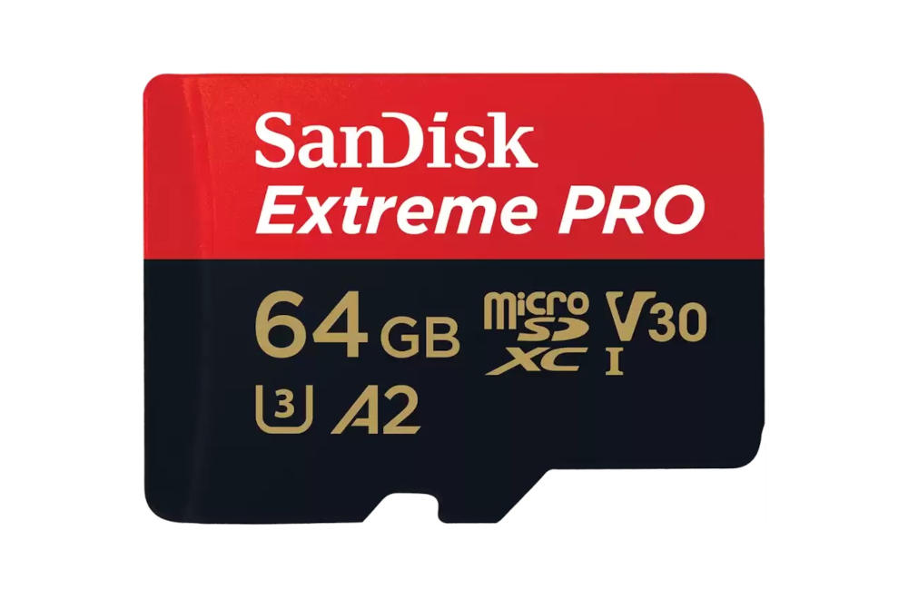 KARTA SANDISK EXTREME PRO microSDXC 64GB 200/90 MB/s A2 C10 V30 UHS-I U3