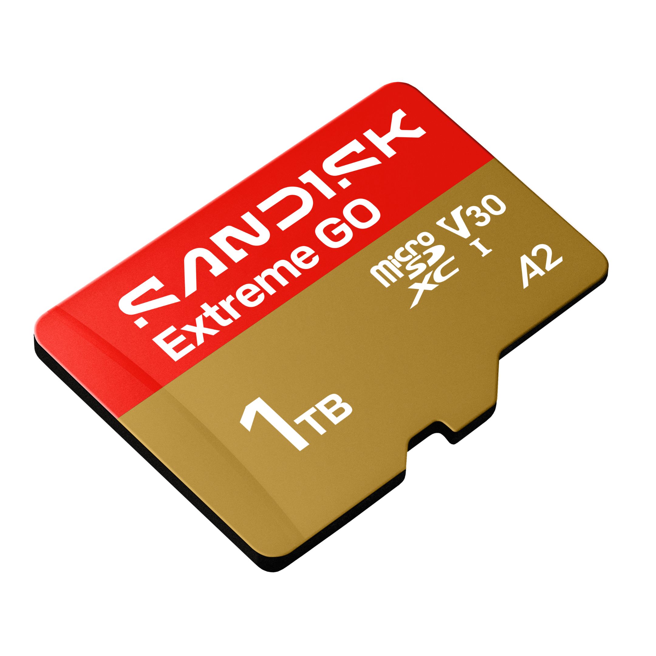 Karta pamięci SanDisk Extreme GO microSDXC 1TB, 240/160MB/s, UHS-I, A2, V30