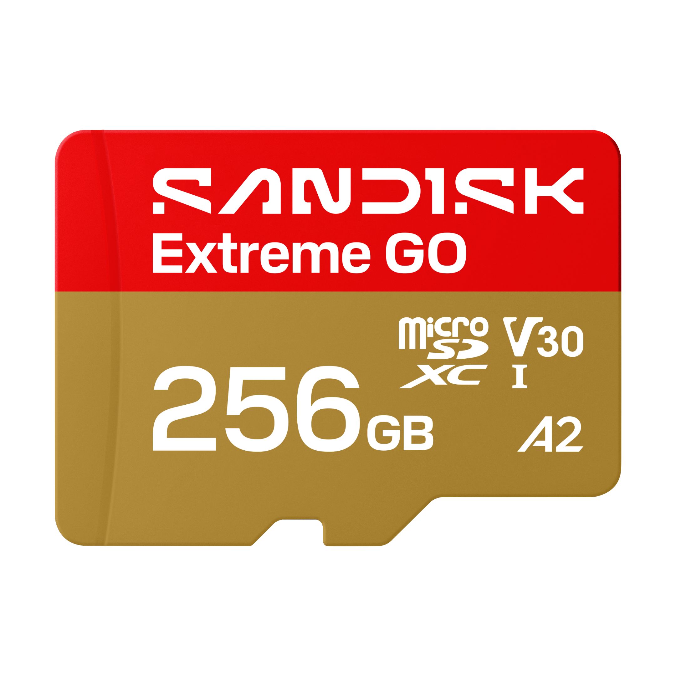 Karta pamięci SanDisk Extreme GO microSDXC 256GB, 240/160MB/s, UHS-I, A2, V30