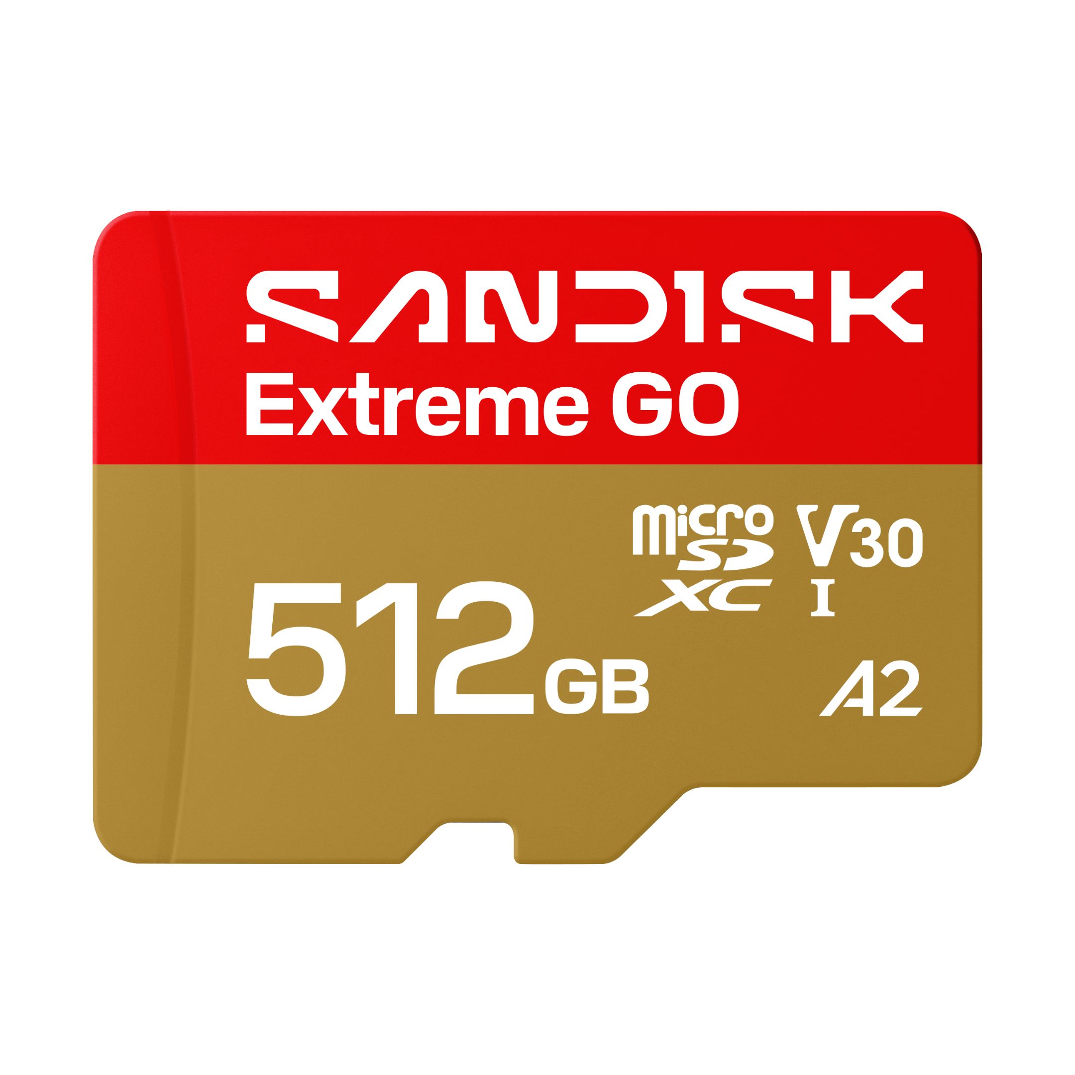 Karta pamięci SanDisk Extreme GO microSDXC 512GB, 240/160MB/s, UHS-I, A2, V30