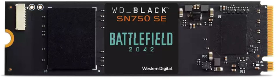 DYSK WD BLACK SN750SE NVMe SSD Battlefield 2042 Edition 1TB