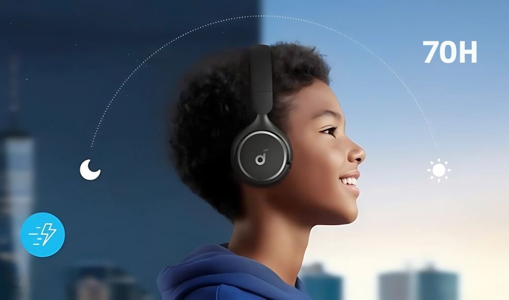 Słuchawki bezprzewodowe Soundcore H30i Czarny