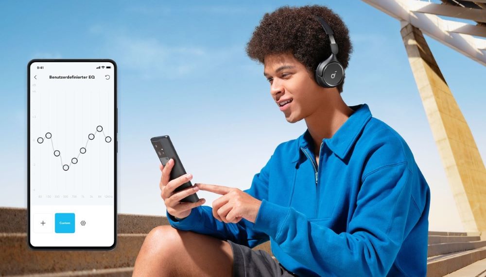 Słuchawki bezprzewodowe Soundcore H30i Czarny