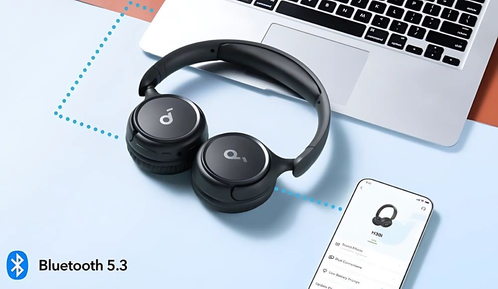 Słuchawki bezprzewodowe Soundcore H30i Czarny