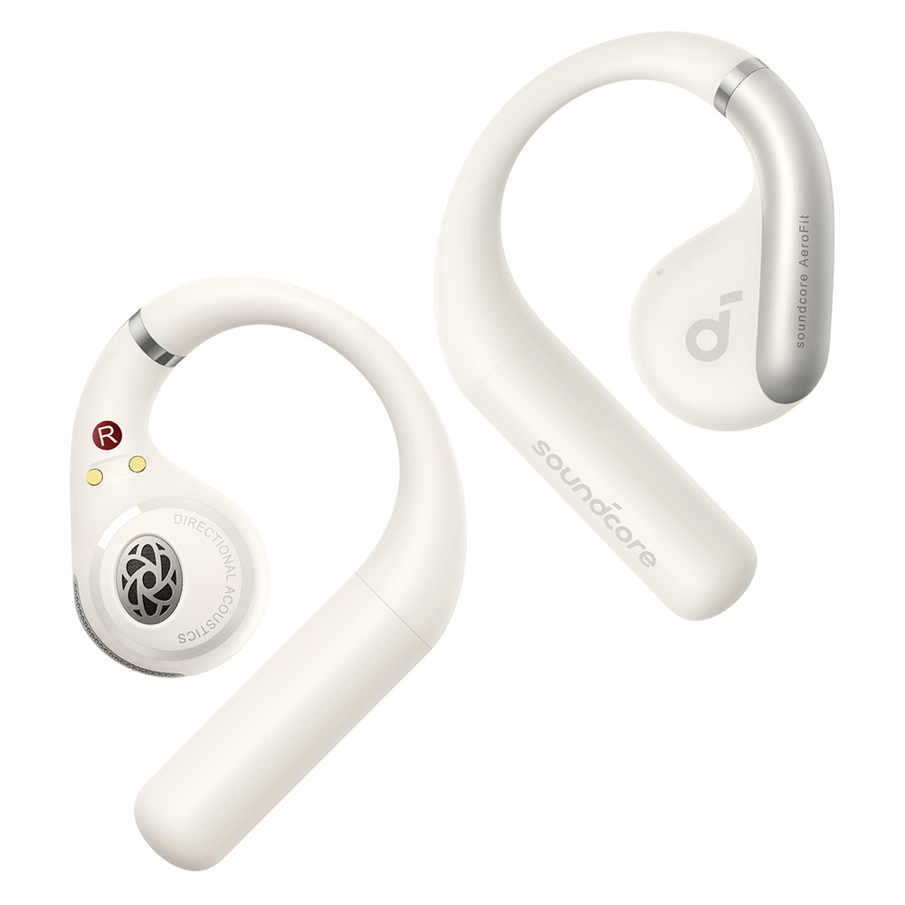Słuchawki bezprzewodowe o otwartej konstrukcji Soundcore AeroFit Białe