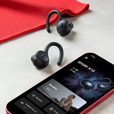 Słuchawki bezprzewodowe Soundcore Sport X10 Czarny