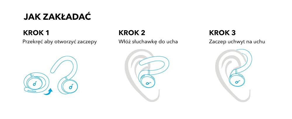 Słuchawki bezprzewodowe Soundcore Sport X10 Czerwony