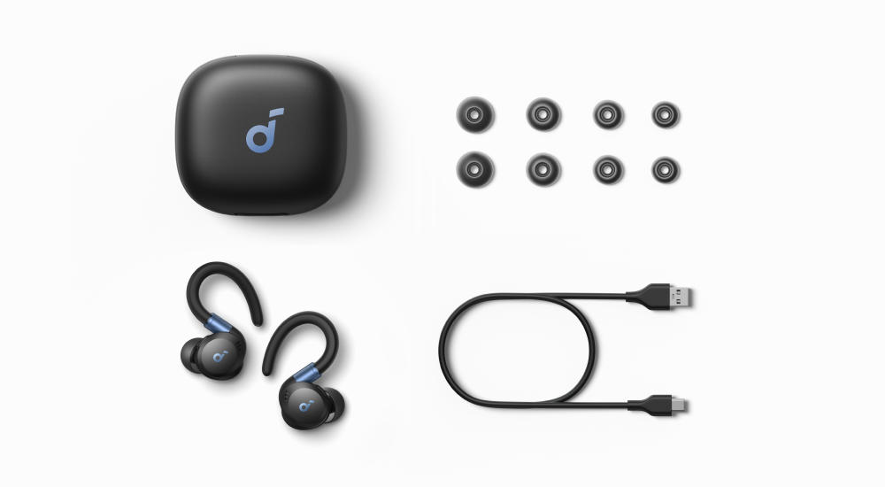 Słuchawki bezprzewodowe Soundcore Sport X20 Czarne