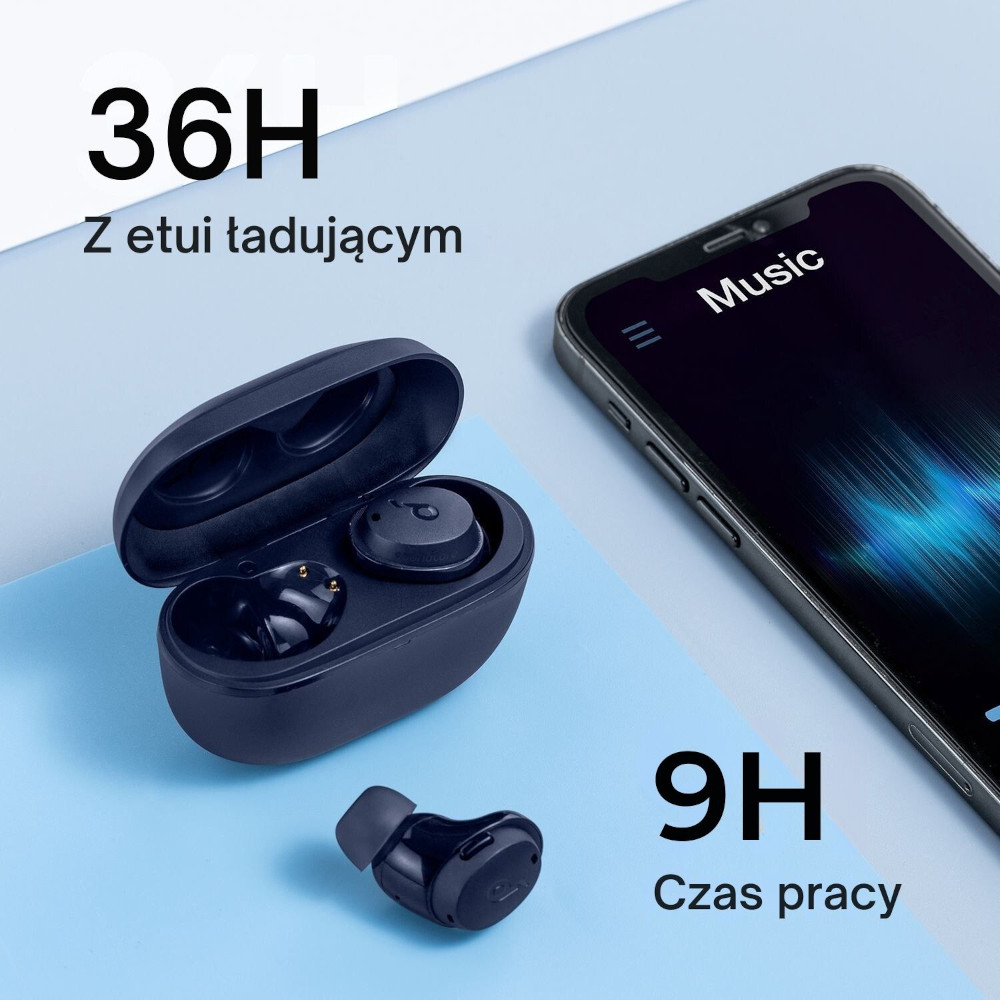 Słuchawki bezprzewodowe Soundcore Dot 3i v2 Niebieskie