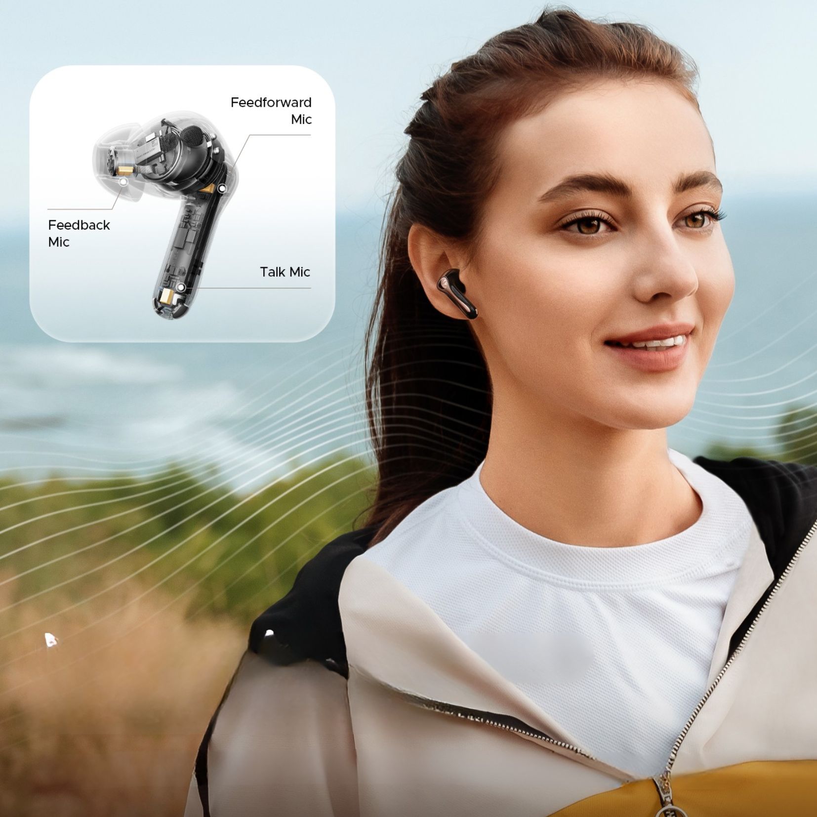 Słuchawki bezprzewodowe Soundpeats Air5 Pro Czarne