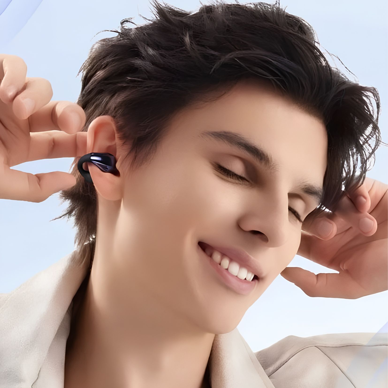 Słuchawki bezprzewodowe Soundpeats PearlClip Pro Fioletowe