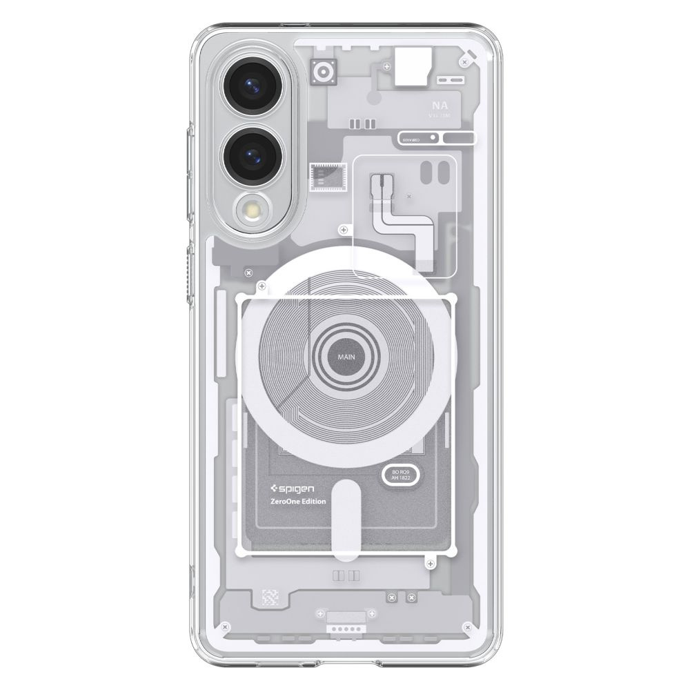 Etui Spigen Ultra Hybrid MagSafe Zero One White do Samsung Galaxy S25 Edge