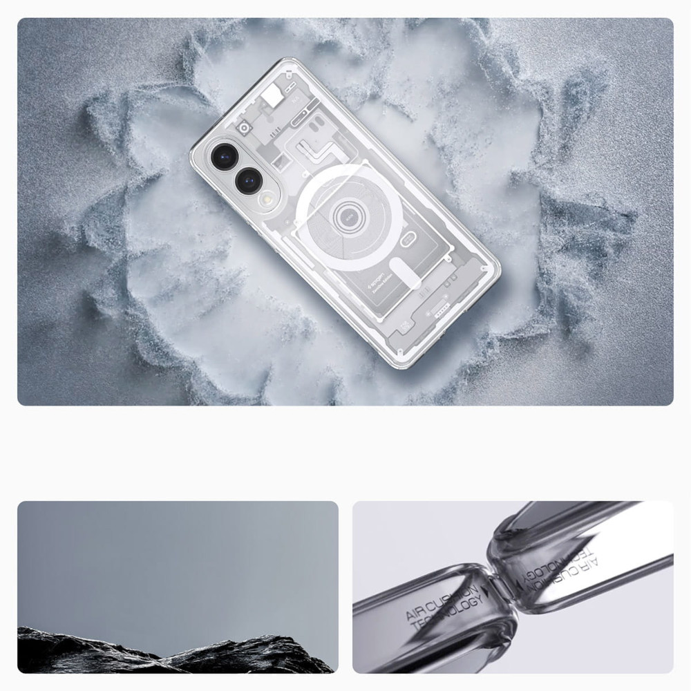 Etui Spigen Ultra Hybrid MagSafe Zero One White do Samsung Galaxy S25 Edge