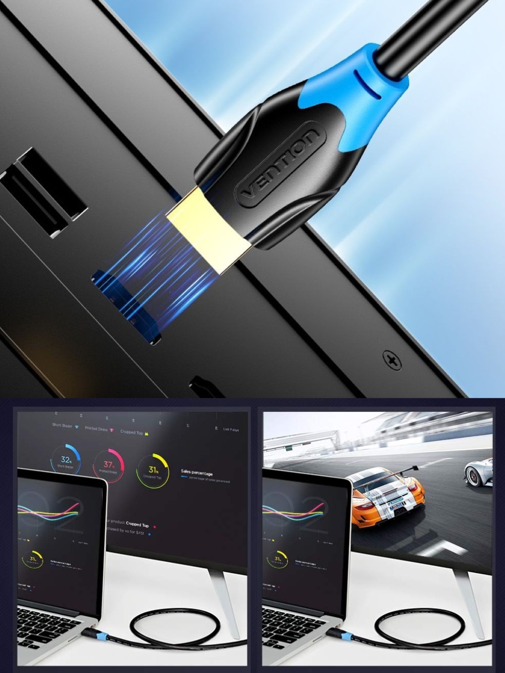 Kabel HDMI Vention 10m 