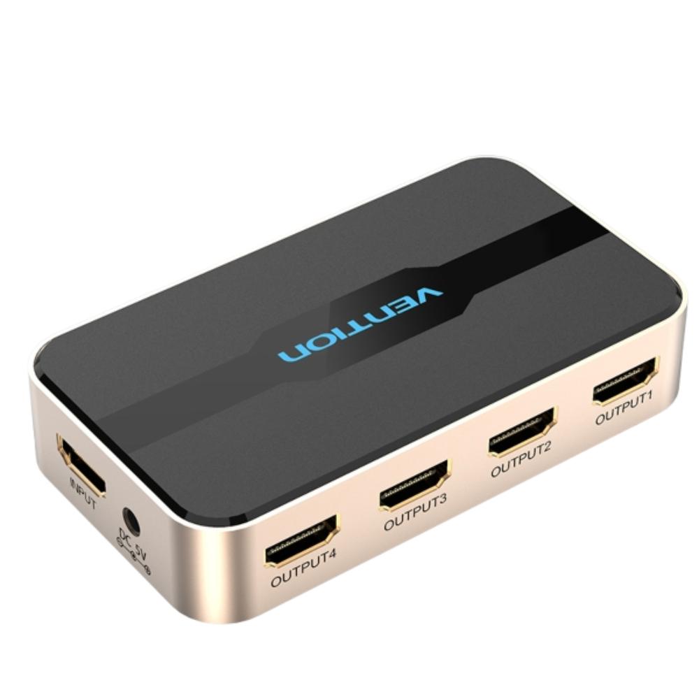 HDMI splitter Vention 1 wejście x 4 wyjść 4k@30hz