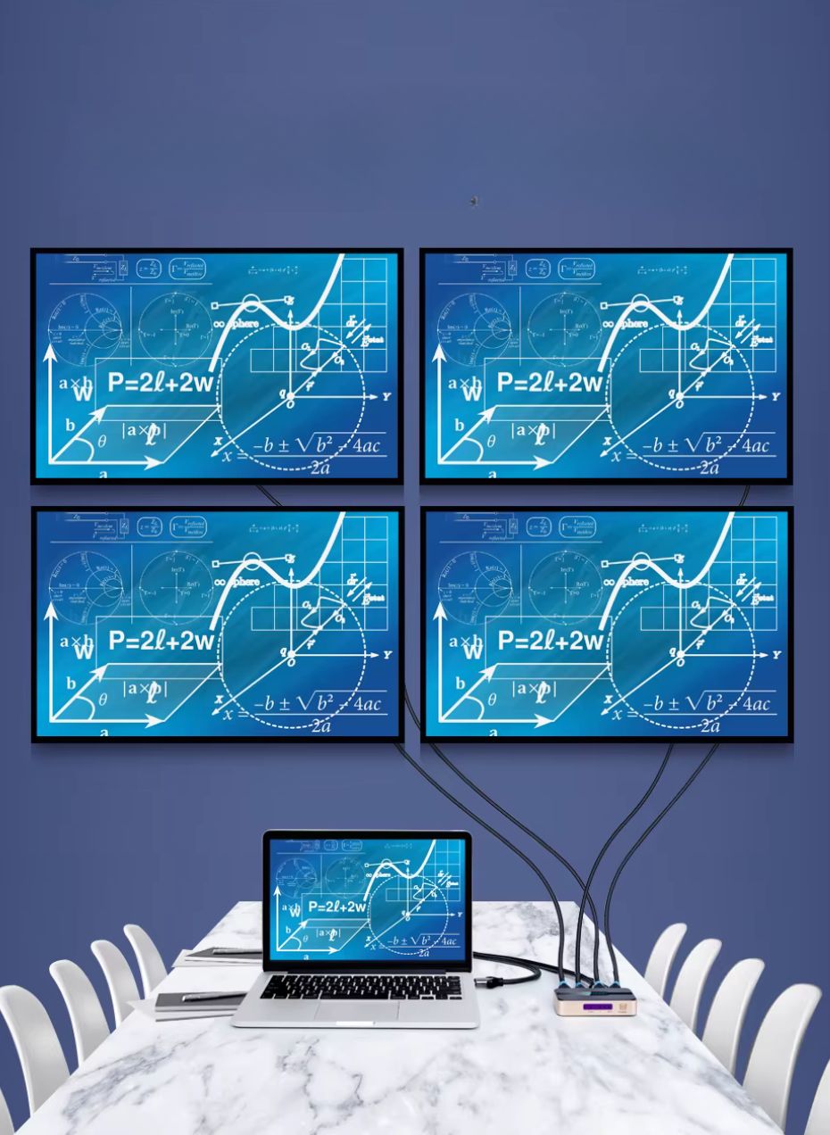 HDMI splitter Vention 1 wejście x 4 wyjść 4k@30hz