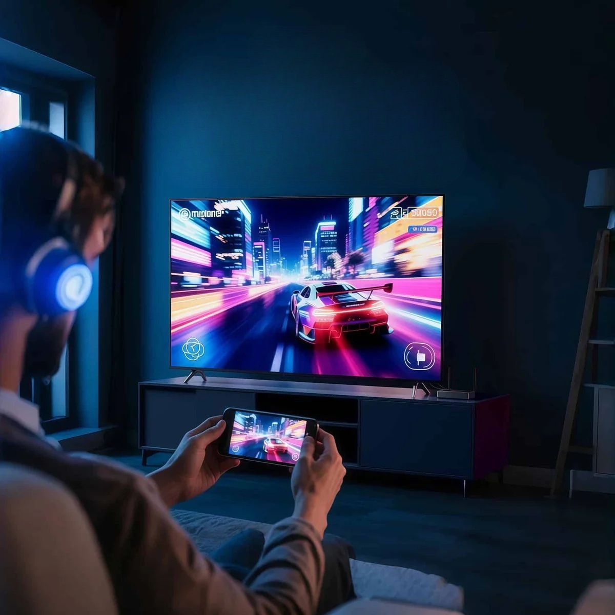 Bezprzewodowy nadajnik i odbiornik HDMI klasy korporacyjnej Vention zasieg 50m