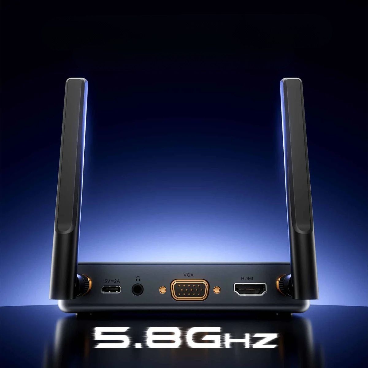 Bezprzewodowy nadajnik i odbiornik HDMI klasy korporacyjnej Vention zasieg 50m