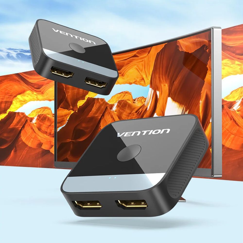 Dwukierunkowy przełącznik 2-portowy HDMI Vention 4K@60Hz