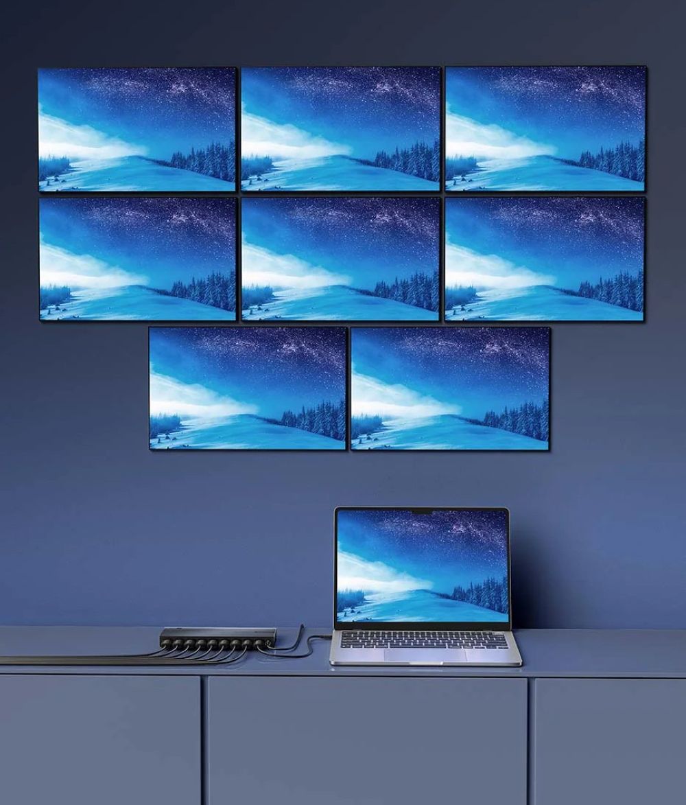 HDMI Splitter Vention 1 wejście x 8 wyjść 4K@60Hz 