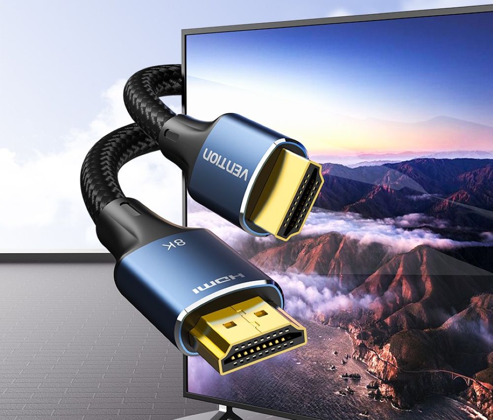 Kabel HDMI Vention 8K Ultra HD 48Gbps w oplocie 2m
