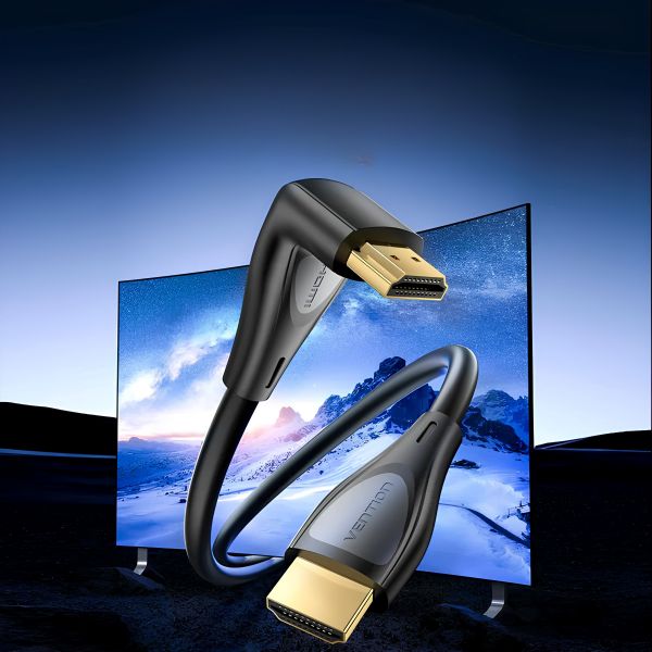 Kabel HDMI Vention ALQBH 4K HD kątowy 270° 2 m czarny
