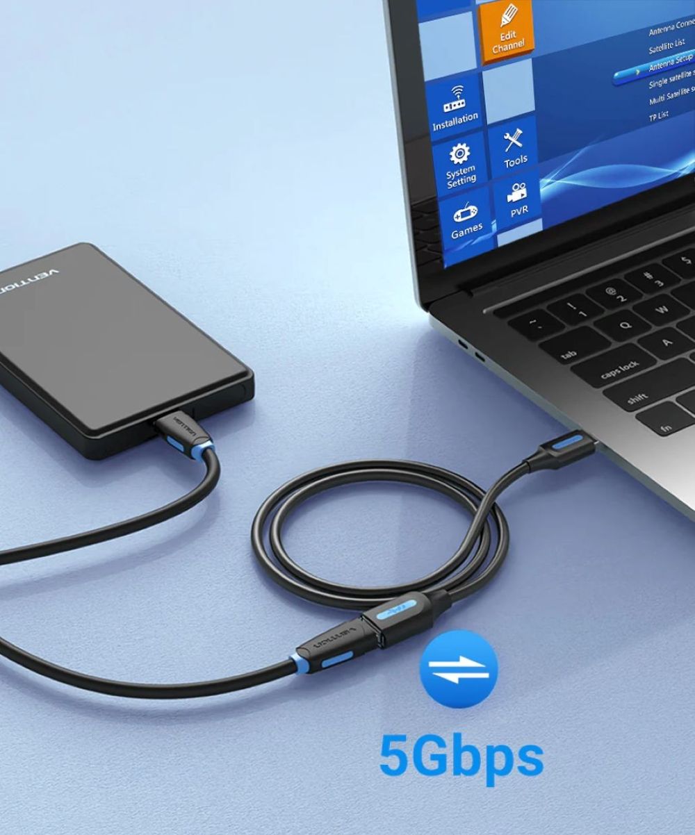Przedłużacz USB 3.0 Vention 0.5m
