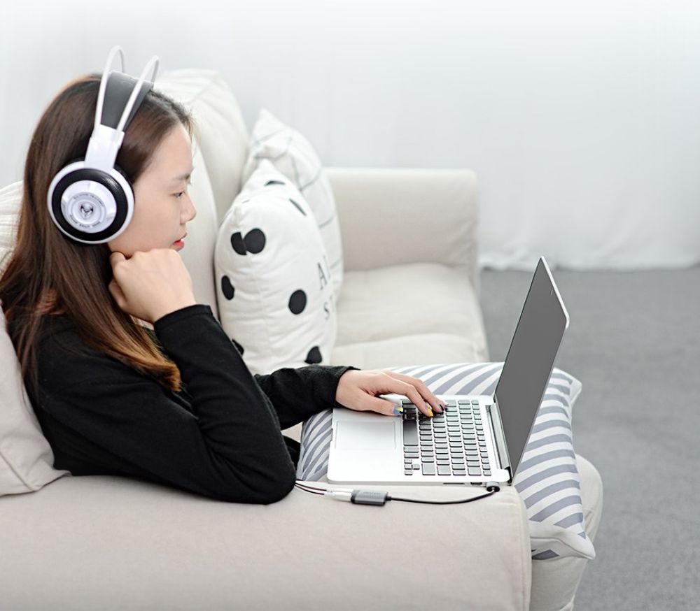 Zewnętrzna karta dźwiękowa USB Vention 0,15m