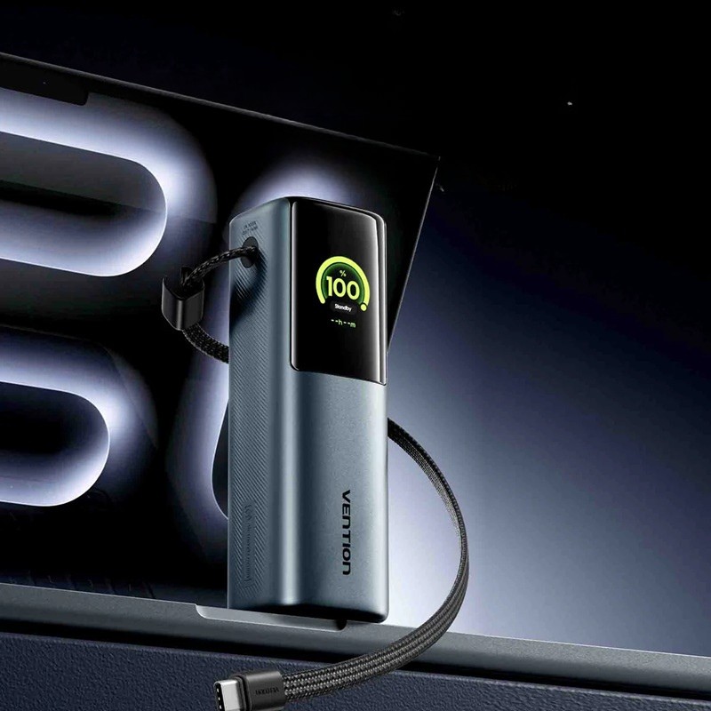 Powerbank Vention Powerhive Series 27000mAh 200W + kabel USB-C 240W
